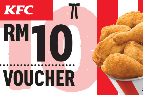 2 pcs RM10 Physical Voucher KFC