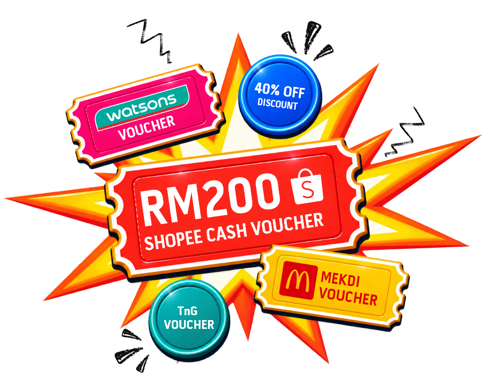 Shopee vouchers and rewards